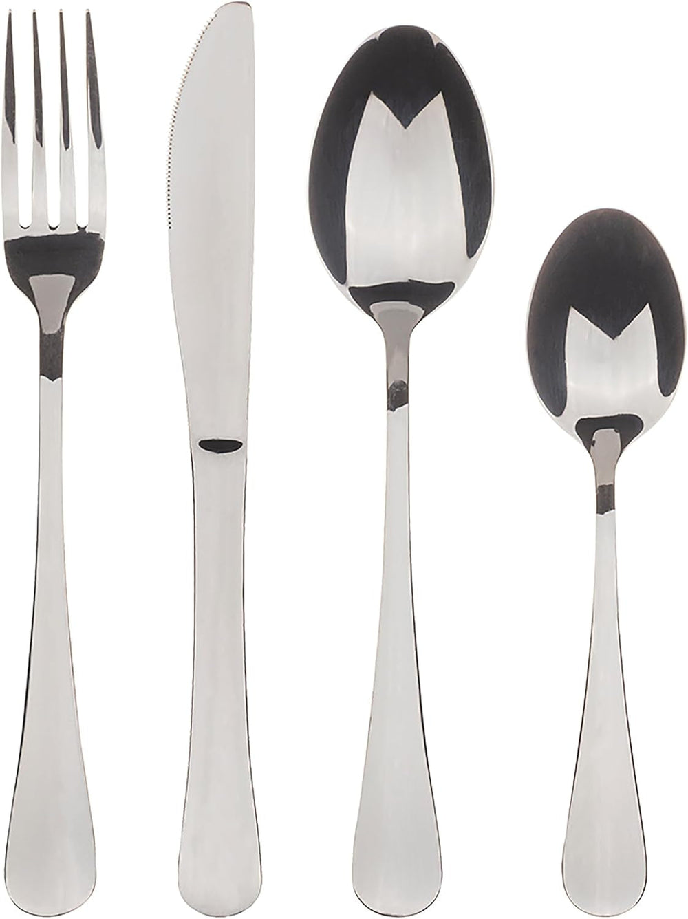 BERGNER MUNICH - Set de tacâmuri din oțel inoxidabil din 24 de piese Bucatarie Naty Shop Oțel inoxidabil 16 bucăți