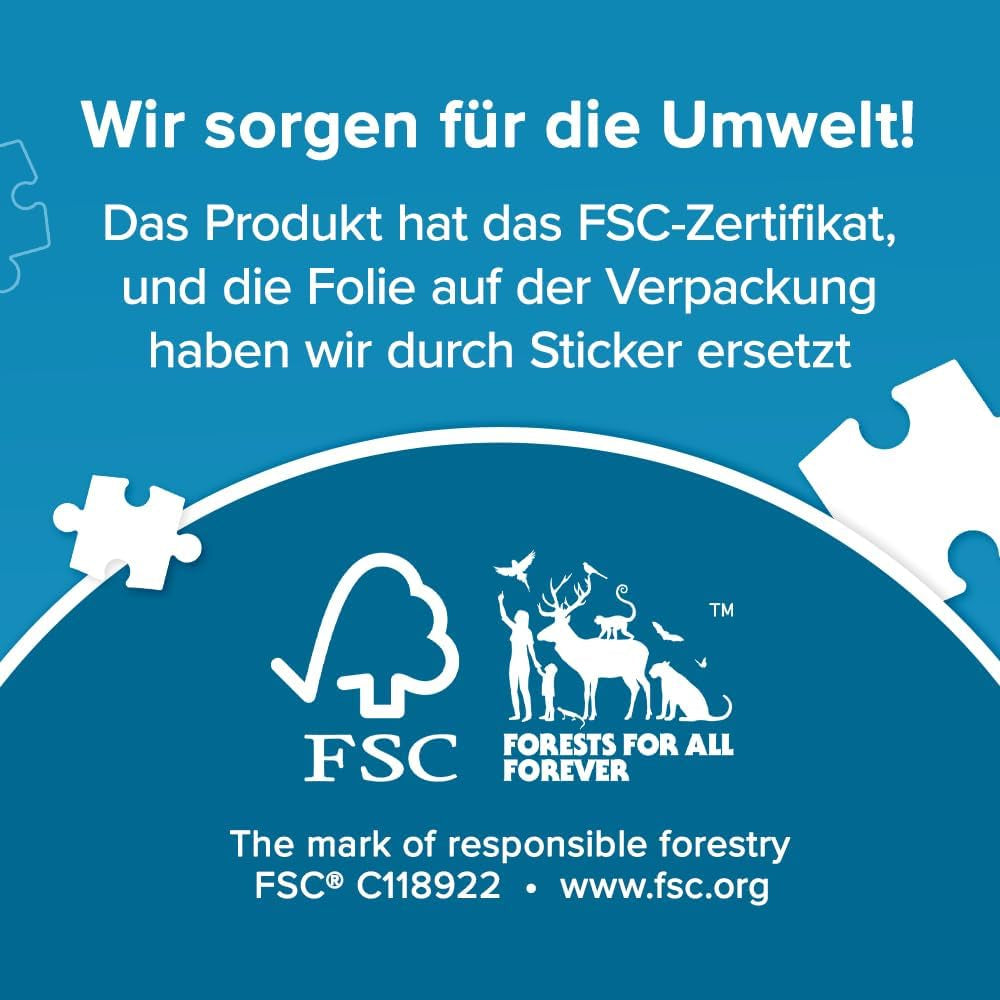 Trefl - Easypiece Puzzle: Insecte pe pajiște - 300 de piese - piese mari, ușor de puzzleat, pentru adulți și copii de la 10 ani în sus Puzzle Naty Shop