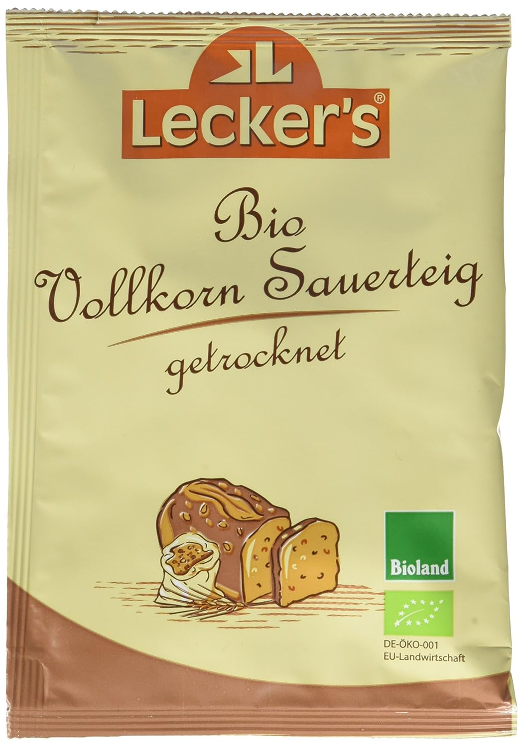 Lecker'S Bio Vollkorn Sauerteig (10 X 30 G) Mixture for baking and cooking Naty Shop Default Title