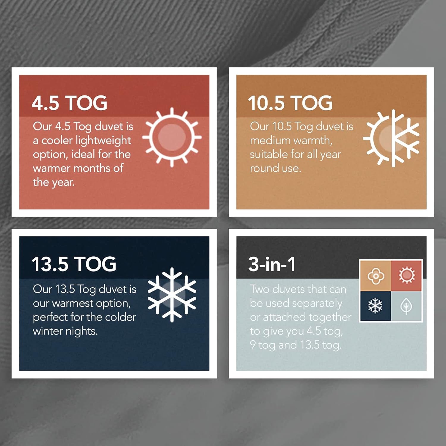 Allergy duvet Snuggledown Freshwash, 13.5 Tog Winter Warm, cotton, white, single bed Duvets and quilts Naty Shop