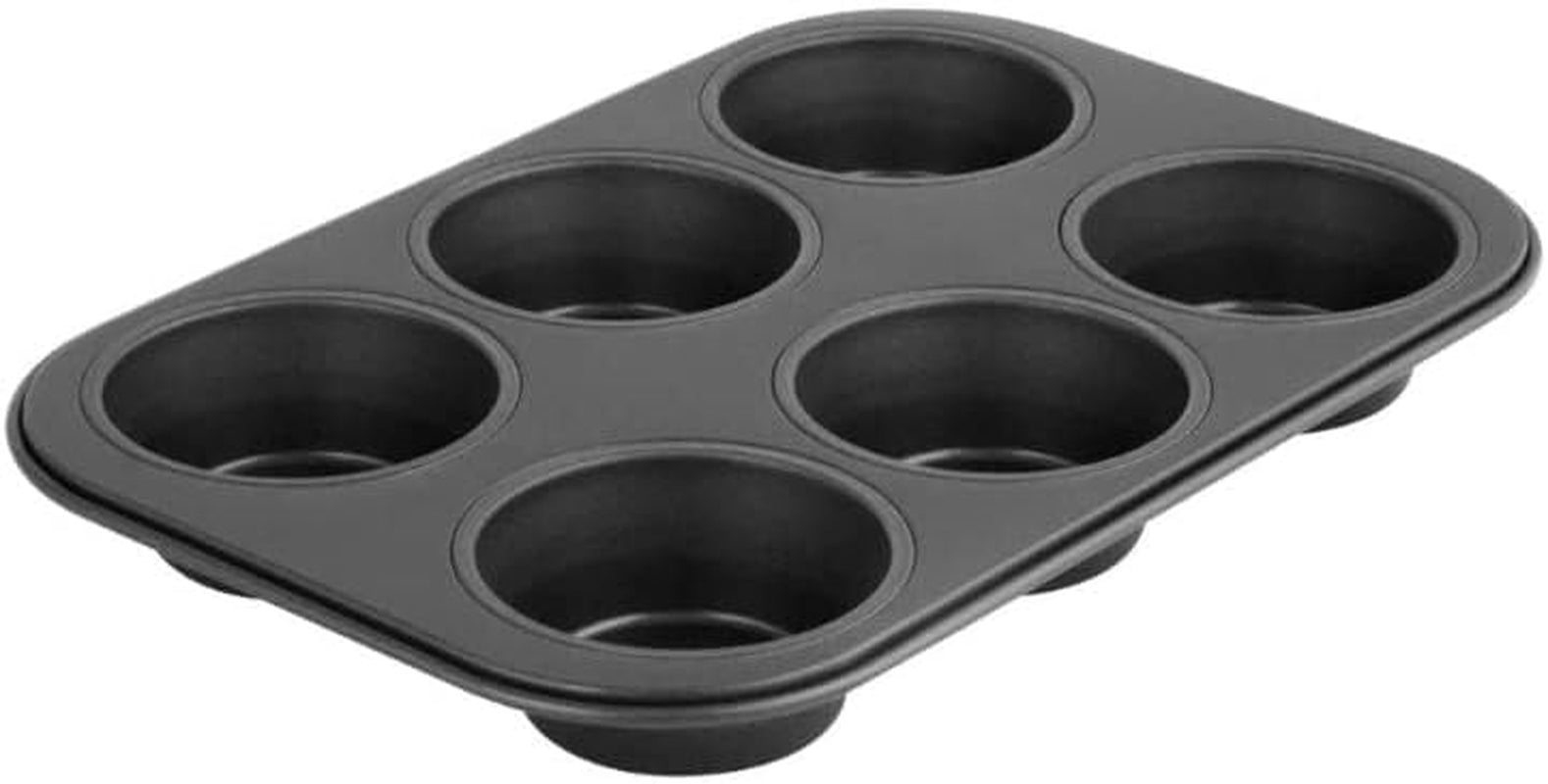Zenker 6Er Muffinform Black Metallic, 275X190X30 Mm, Teflon Classic Antihaftbeschichtung, Hitzebeständig Bis 230°C, Leichte Reinigung, Ideal Für Köstliche Muffins Molds and baking trays Naty Shop