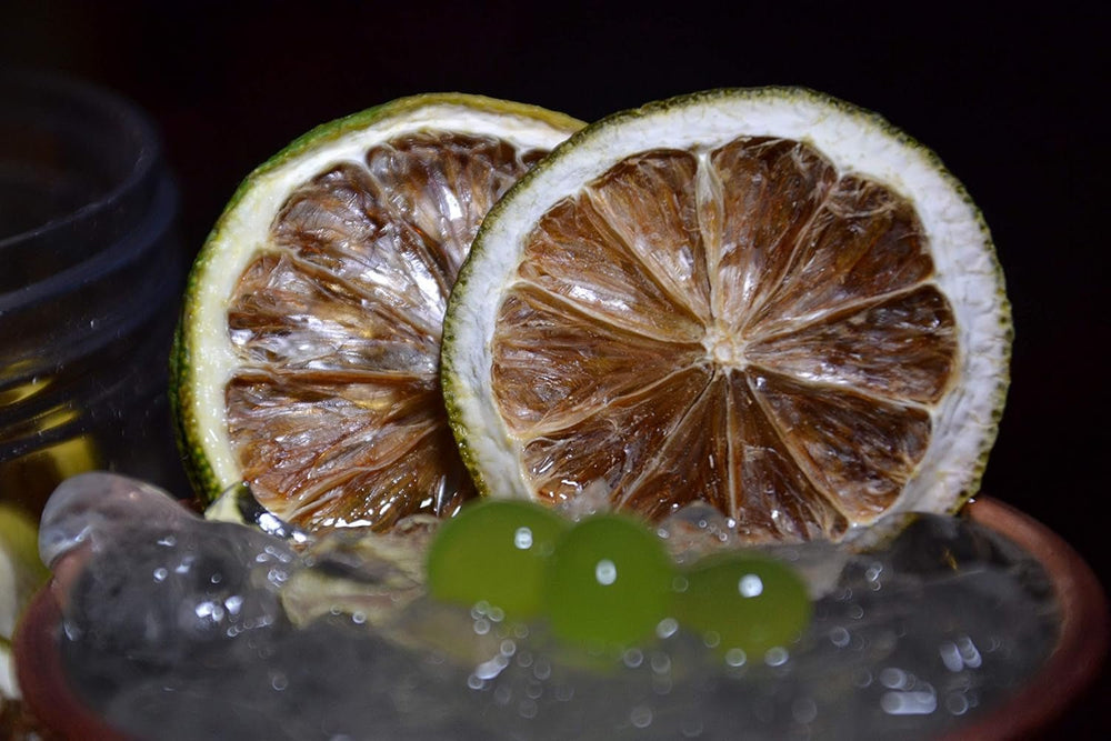 90g Lămâie verde uscată pentru cocktailuri. Fructe uscate fără zahăr pentru cocktailuri, decorațiuni, vin fiert, Crăciun, băuturi, ceai 100% natural Felii de lămâie verde uscată Produse deshidratate Naty Shop