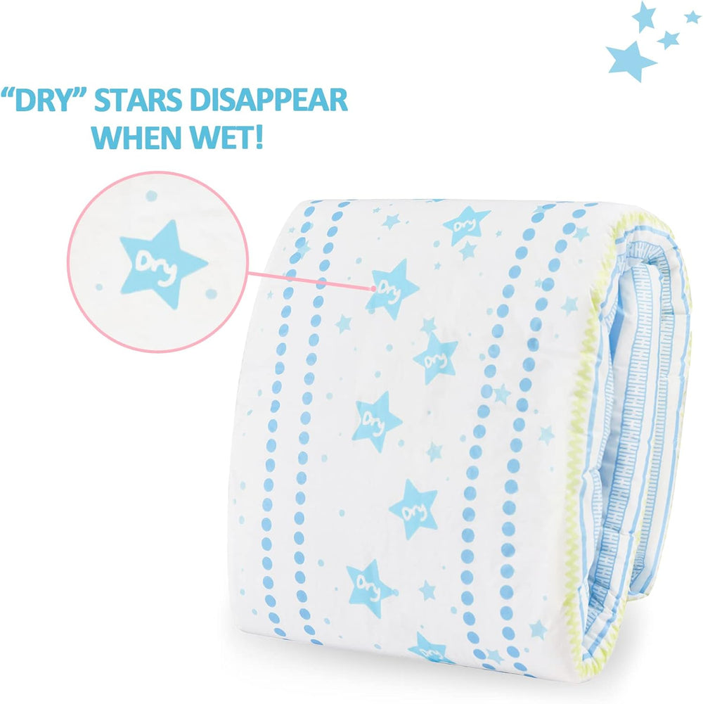 Adult Printed Diapers 5500-5800ml 2 Pack, 3 Prints Random Assortment - Astro Babies (L)