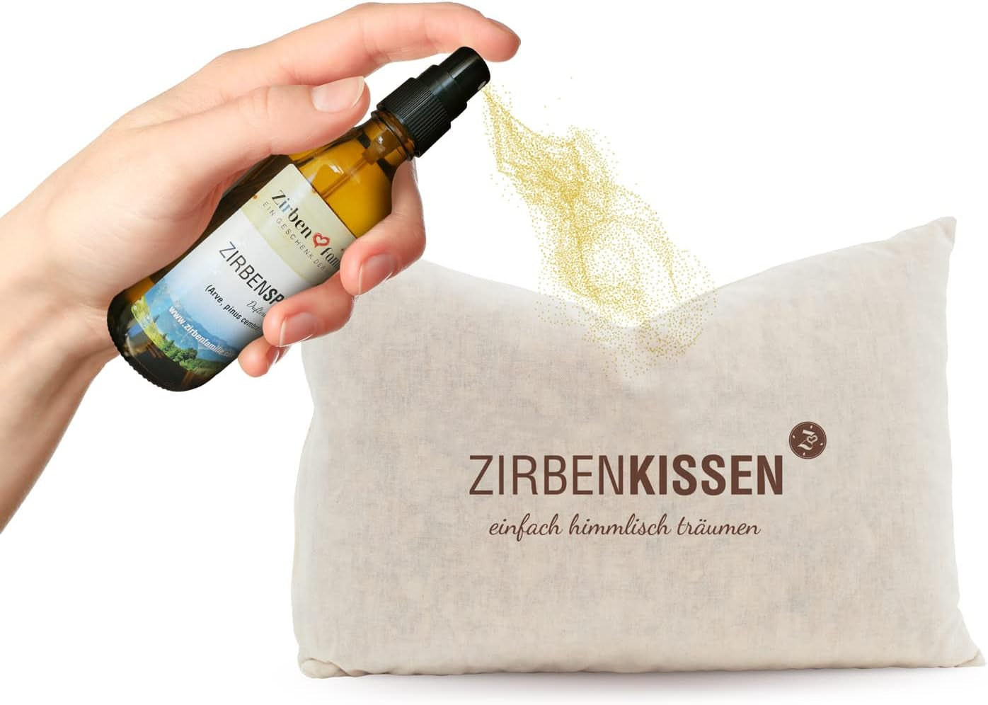 Familie de pin de piatră elvețiană Pernă de pin de piatră elvețiană Simply heavenly dreaming 30X20 cm, lemn, natural, 1 bucată (1 pachet) Perne standard Naty Shop