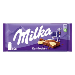Milka Cow Spots – Alpine milk chocolate with white chocolate in cow spot design – 24 x 90g