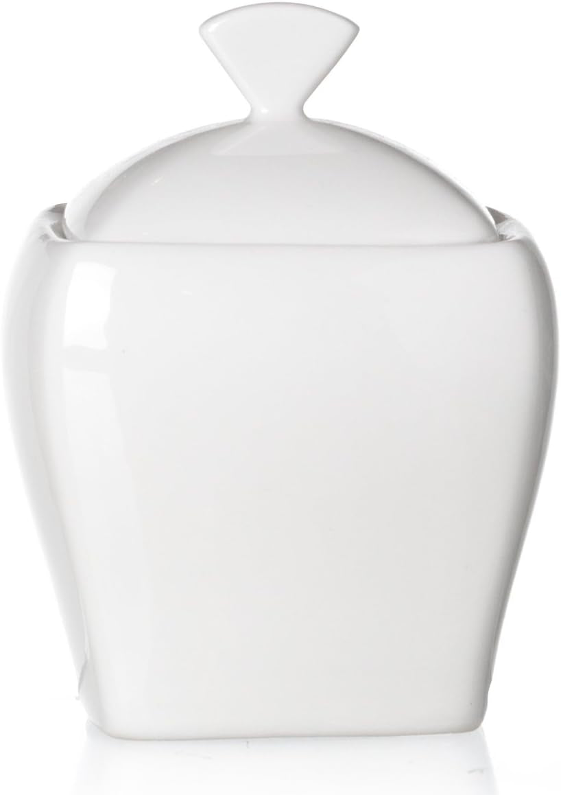 Zahărniță și ulcior de lapte Ritzenhoff & Breker Melodie, set 2 piese, alb