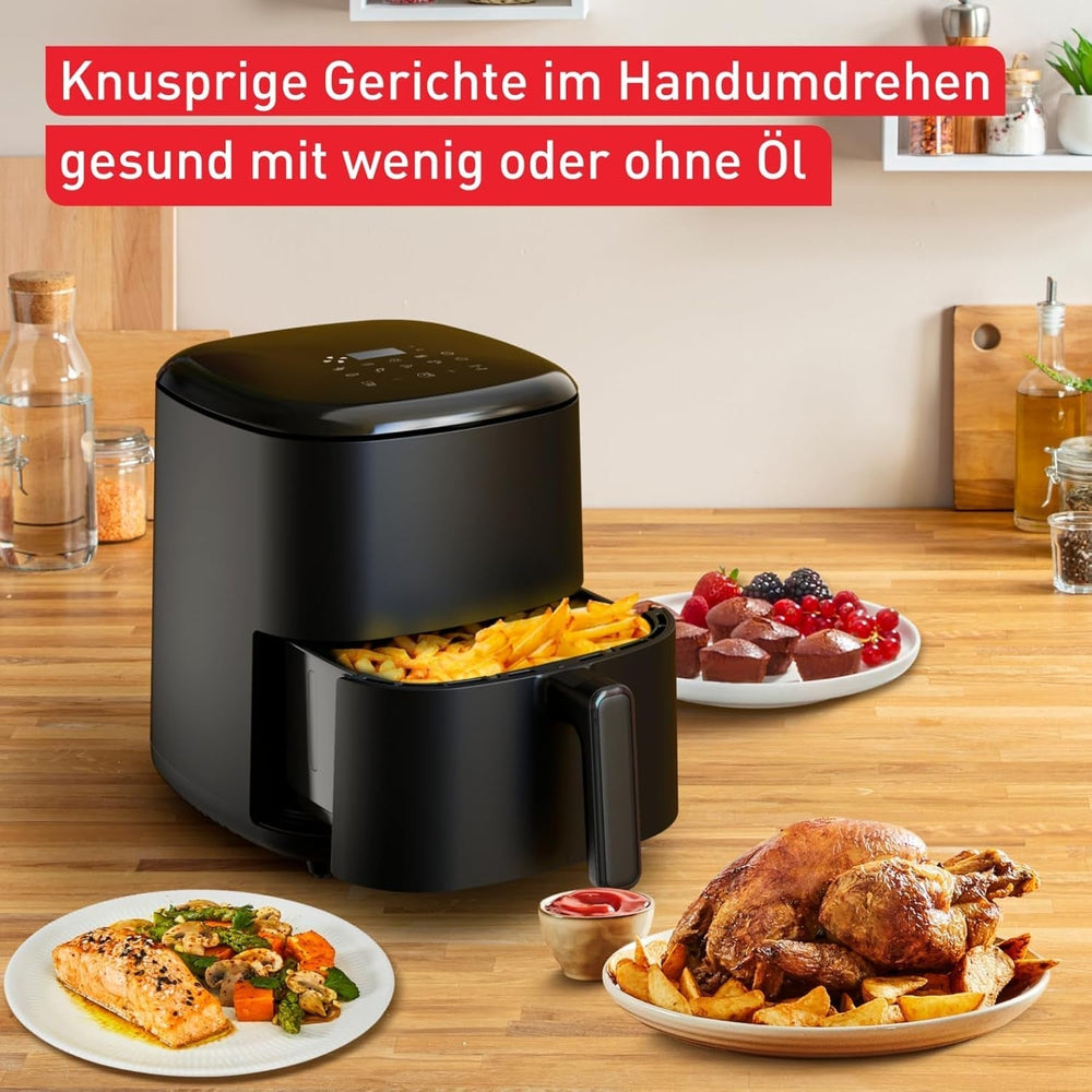 Tefal Easy Fry Max EY2458, 5 liters, Hot Air Fryer, 10 automatic cooking programs, digital touch screen Appliances Naty Shop
