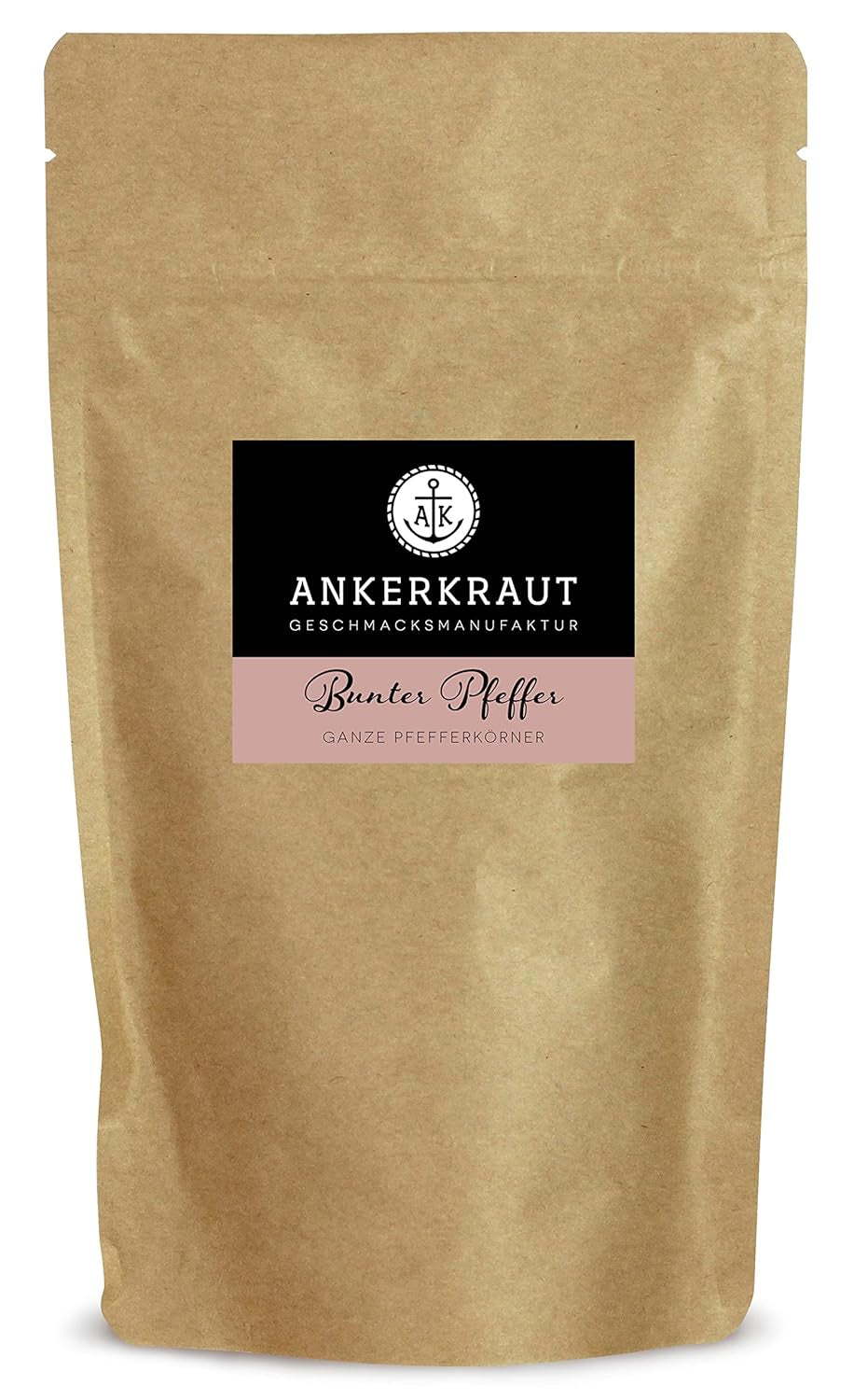 Ankerkraut Bunter Pfeffer, ganze Pfefferkörner für die Pfeffermühle, 150g in the bag