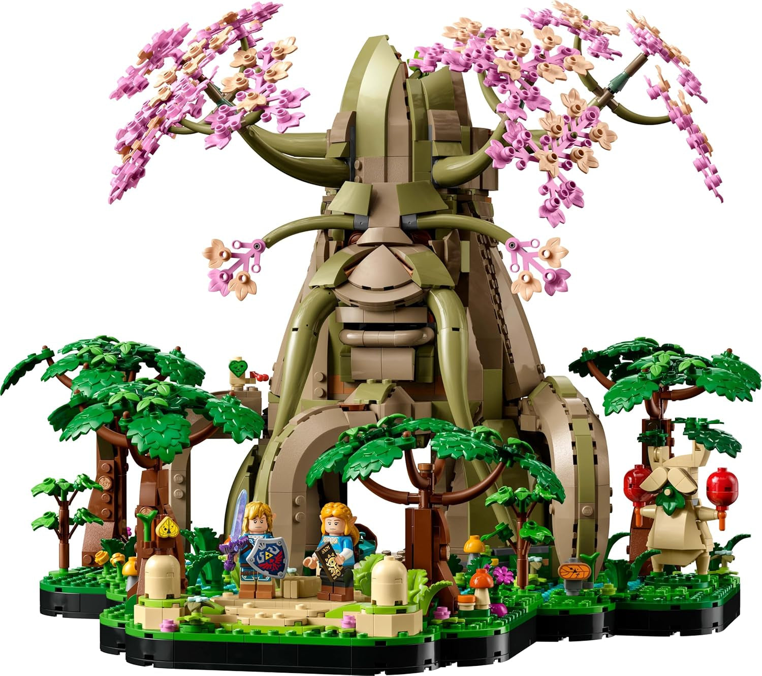 LEGO The Legend of Zelda Deku Tree 2-In-1 - collectible piece with Princess Zelda and 3 Link minifigures - building set for adults and gift idea for video game fans - 77092 Building sets Besuche den LEGO-Store