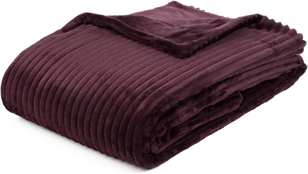 Gözze - Comfortable and soft blanket in corduroy look, 1620G/piece, 150 X 200 Cm - cinnamon Beds and Blankets Besuche den GÃ¶zze-Store Mure