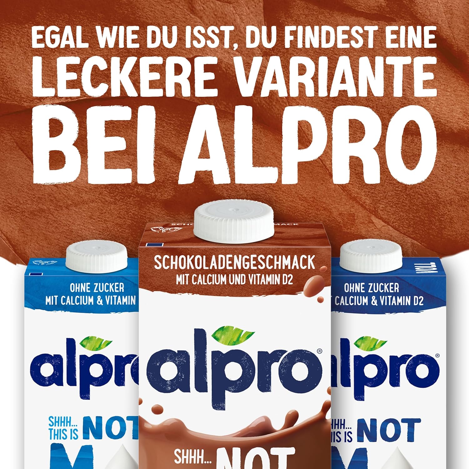 Alpro Vanilla Soy Drink - Vegan, laktosfri, med vitaminer