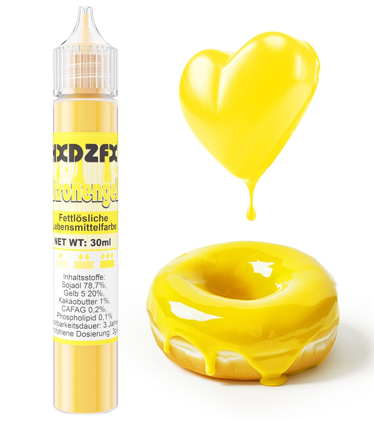 Colorant alimentar liposolubil - 30 ml colorant alimentar concentrat pe bază de ulei pentru ciocolată, set de coloranți alimentari pentru decorarea torturilor, fondant, cremă de unt, copt, meșteșuguri (albastru marin)