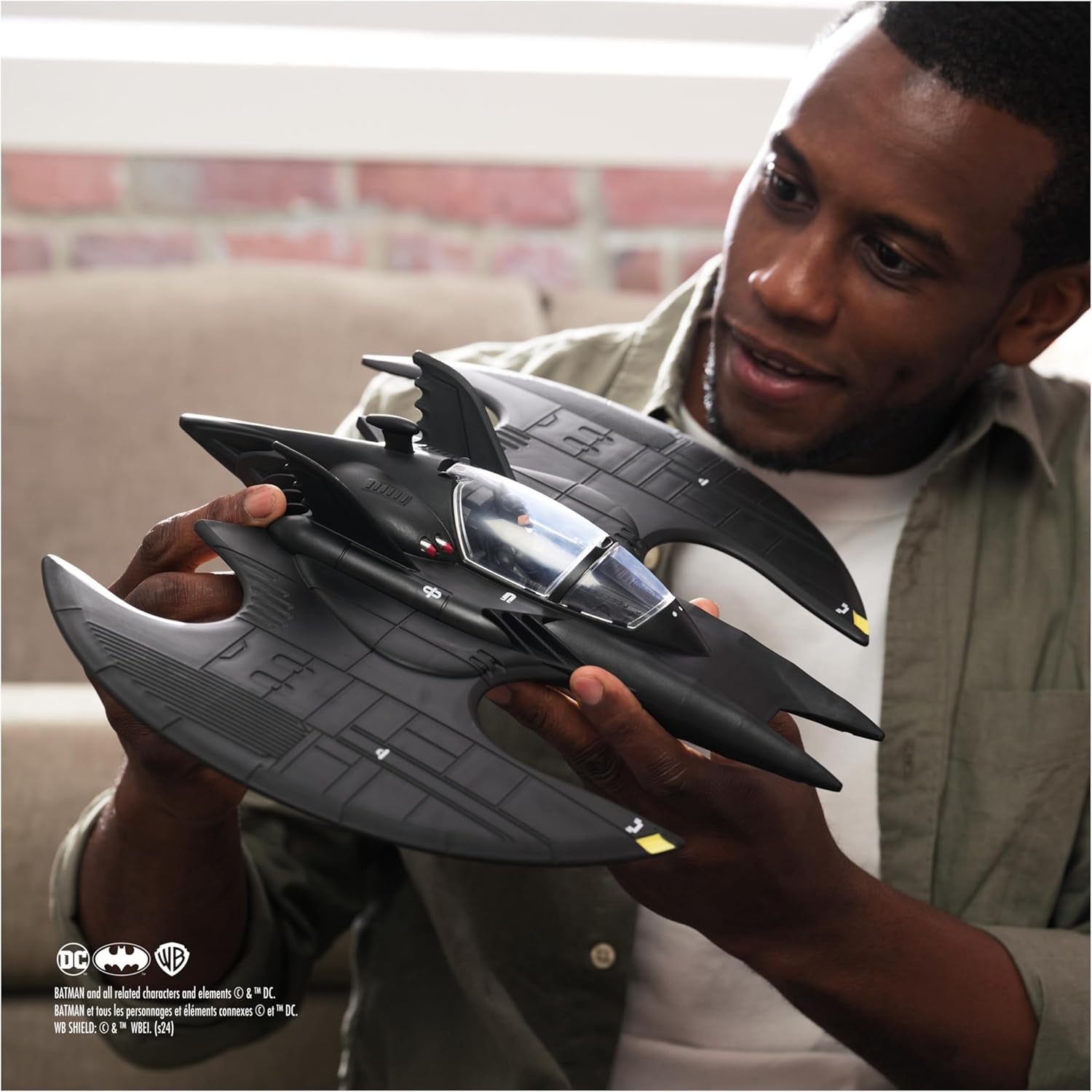 DC Toy Vehicle 85Th 4In Batwing și Fig Action figures Naty Shop