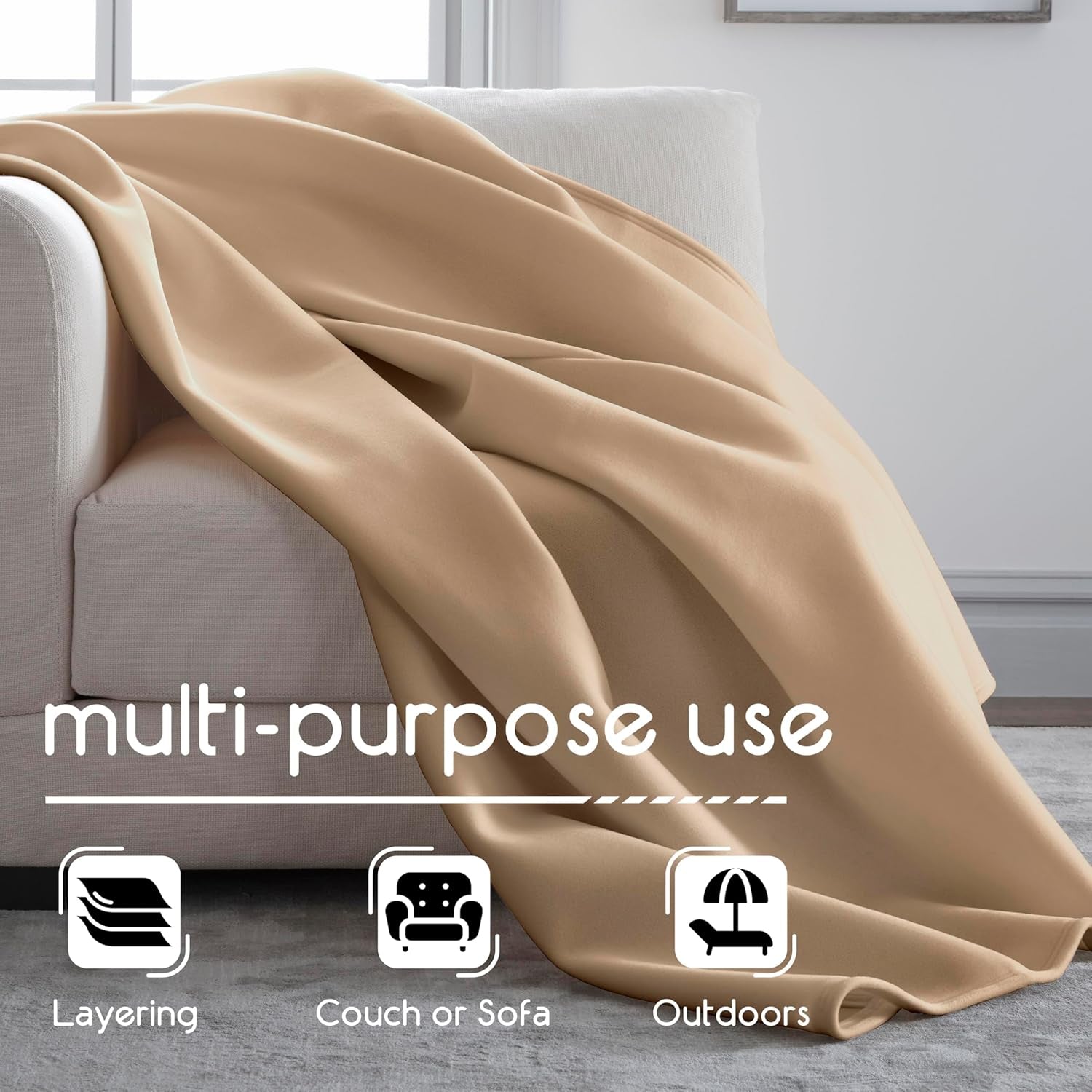 Vellux Original double ceiling, light brown Duvets and quilts Naty Shop