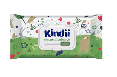 Kindii Natural Balance wet wipes for babies – (1 x 60 pcs.) Wet wipes for babies and children – Protective, Aloe Vera, Delicate fragrance – 60 pcs.