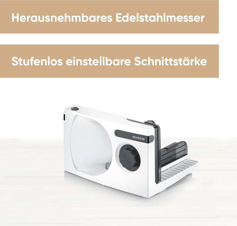 SEVERIN Feliator multifuncțional pentru pâine, mezeluri sau brânză Rasnite si Feliatoare Naty Shop