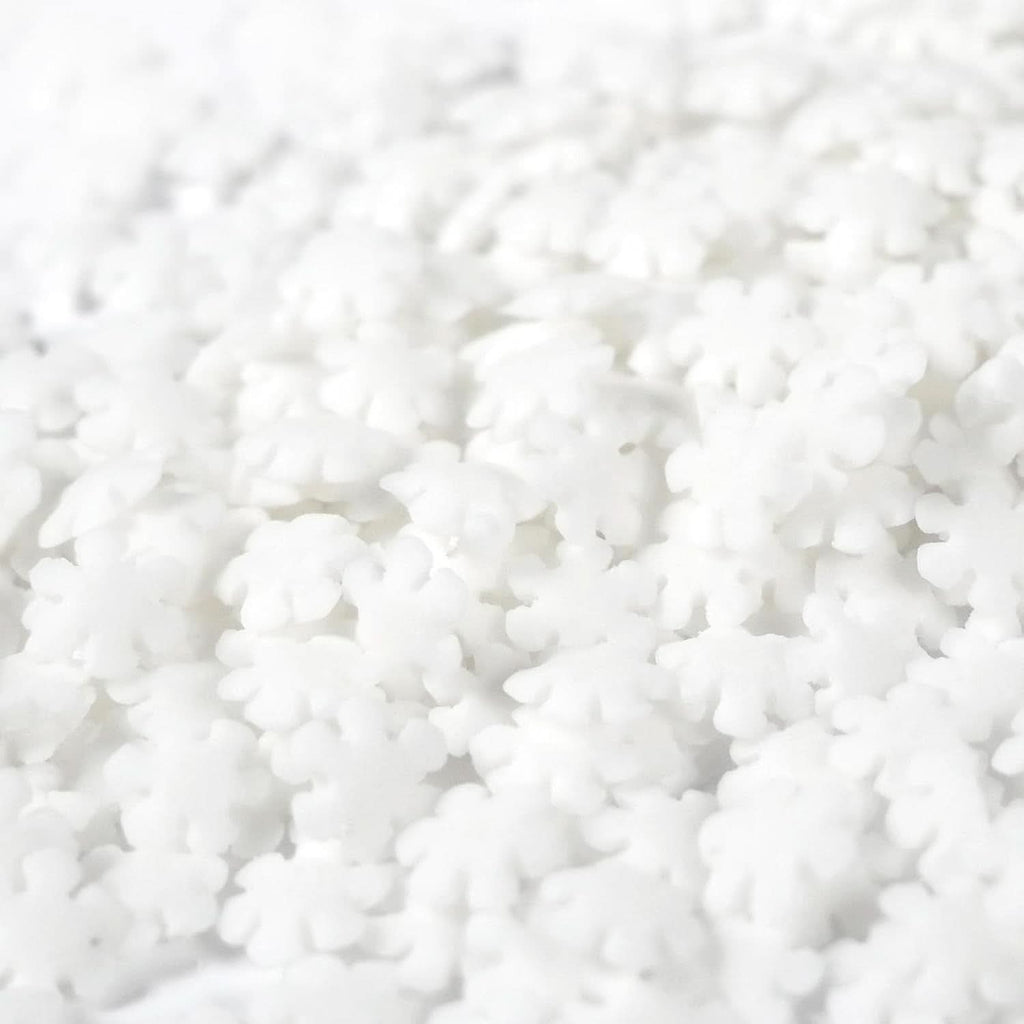 Streusel Hero, sprinkles fulgi de zăpadă, diverse cantitati Sprinkles Naty Shop 40 grame