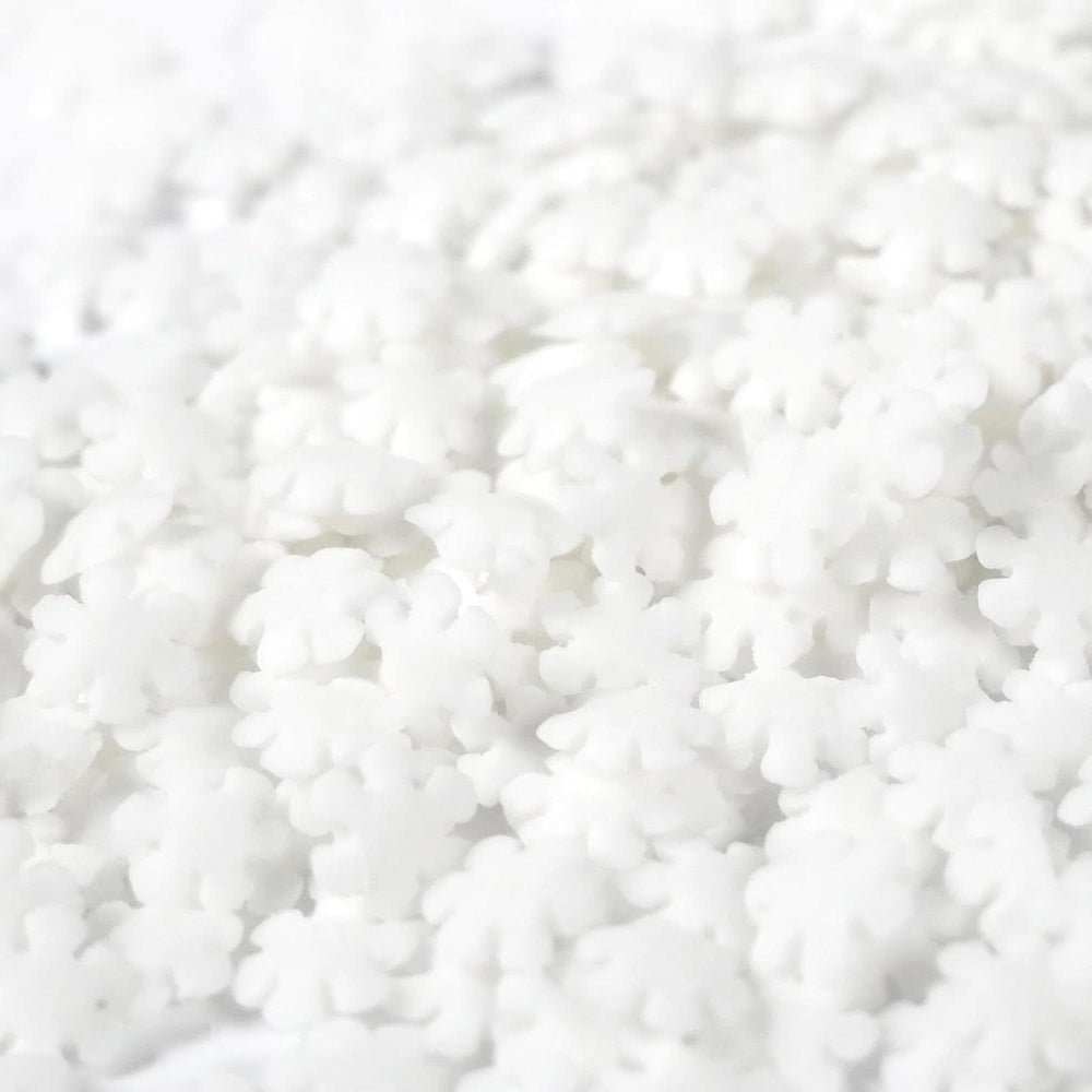 Streusel Hero, sprinkles fulgi de zăpadă, diverse cantitati Sprinkles Naty Shop 40 grame