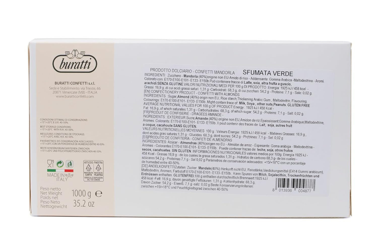 Classic almonds with green onions, 1 piece