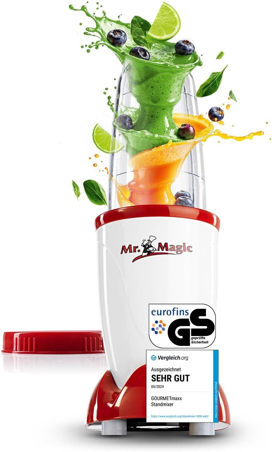 Gourmetmaxx Mr Magic Blender, Smoothie Maker cu pachet de accesorii Xxl Naty Shop