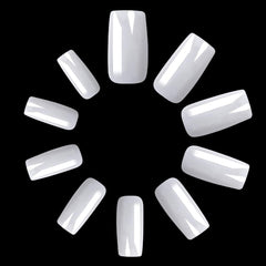 500 buc unghii artificiale naturale false artă completă sicriu unghii sfaturi pentru femei fete