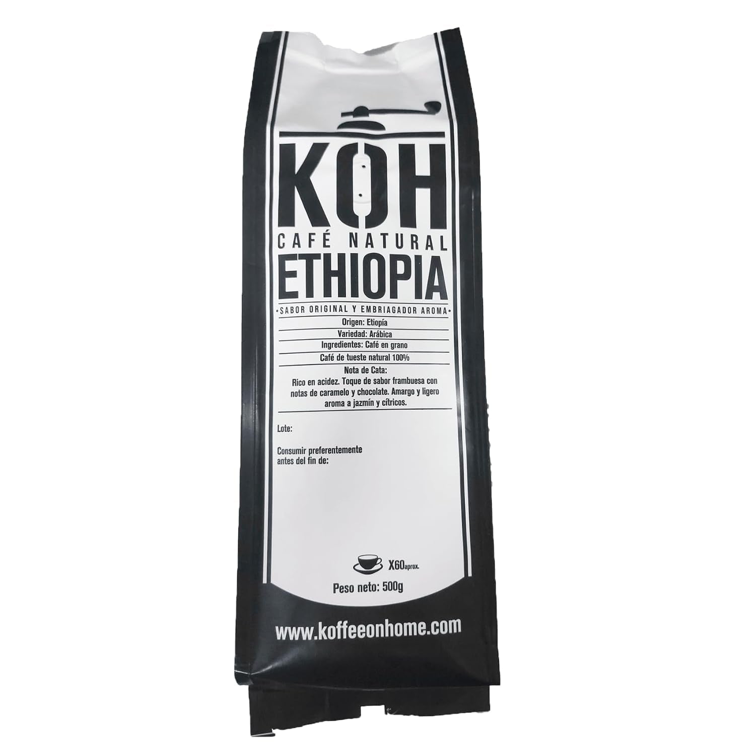 Äthiopien Arabica Kaffeebohnen – Natürliche Röstung – Premium 100 % Arabica – 500 g – Frischer Kaffee von höchster Qualität – ideal für Espresso oder Filter