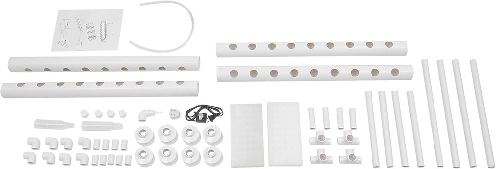 36 Planter Hydroponic Grow Kit, 100×50×30cm Hydroponic Grow Kit, Water Pump Hydroponic Grow System, PVC-U Soilless Plant Grow Systems