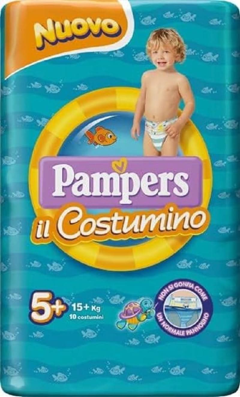 Pampers The Swimsuit, for sea or pool, 20 diapers, size 5+ (15+ kg) Mother and Child Naty Shop