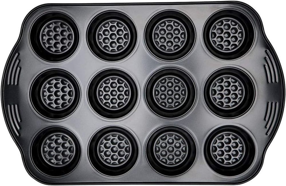 Prestige 48227 Aerolift Muffin Zinn, Carbon Steel, Schwarz Molds and baking trays Naty Shop 12 Er Muffinblech