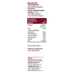 tegut... Egg noodles Waves - Ribbon noodles, 1 x 500 g