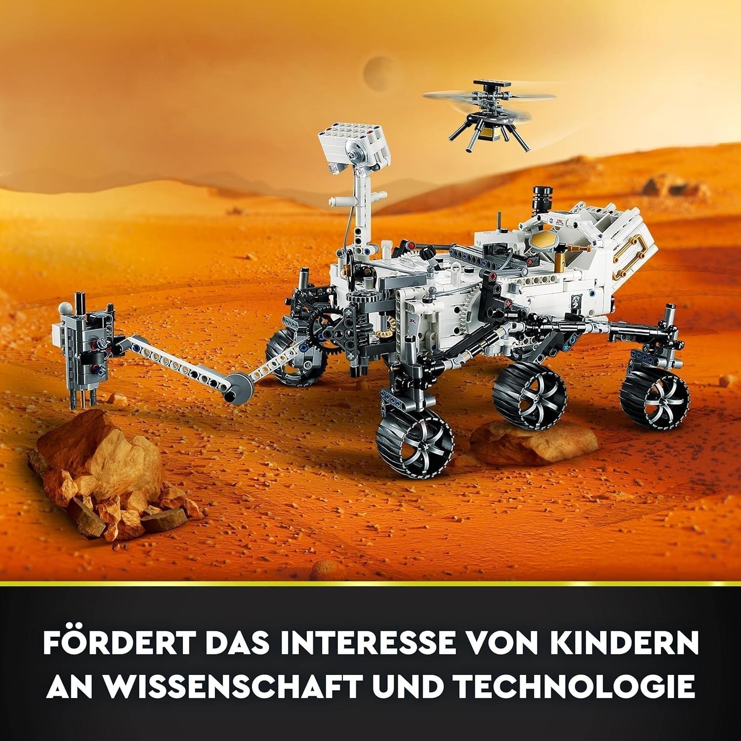 LEGO Space Toy Set 42158 Technic NASA Mars Rover Perserverance with Ar App, Science Building Toy for Girls and Boys 10+ Building Sets Besuche den LEGO-Store