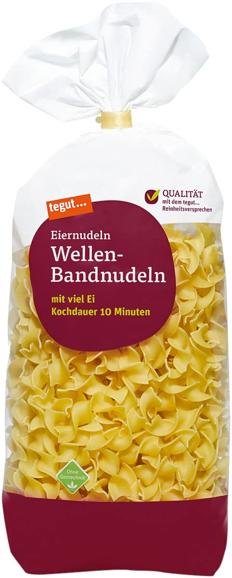 tegut... Egg noodles Waves - Ribbon noodles, 1 x 500 g