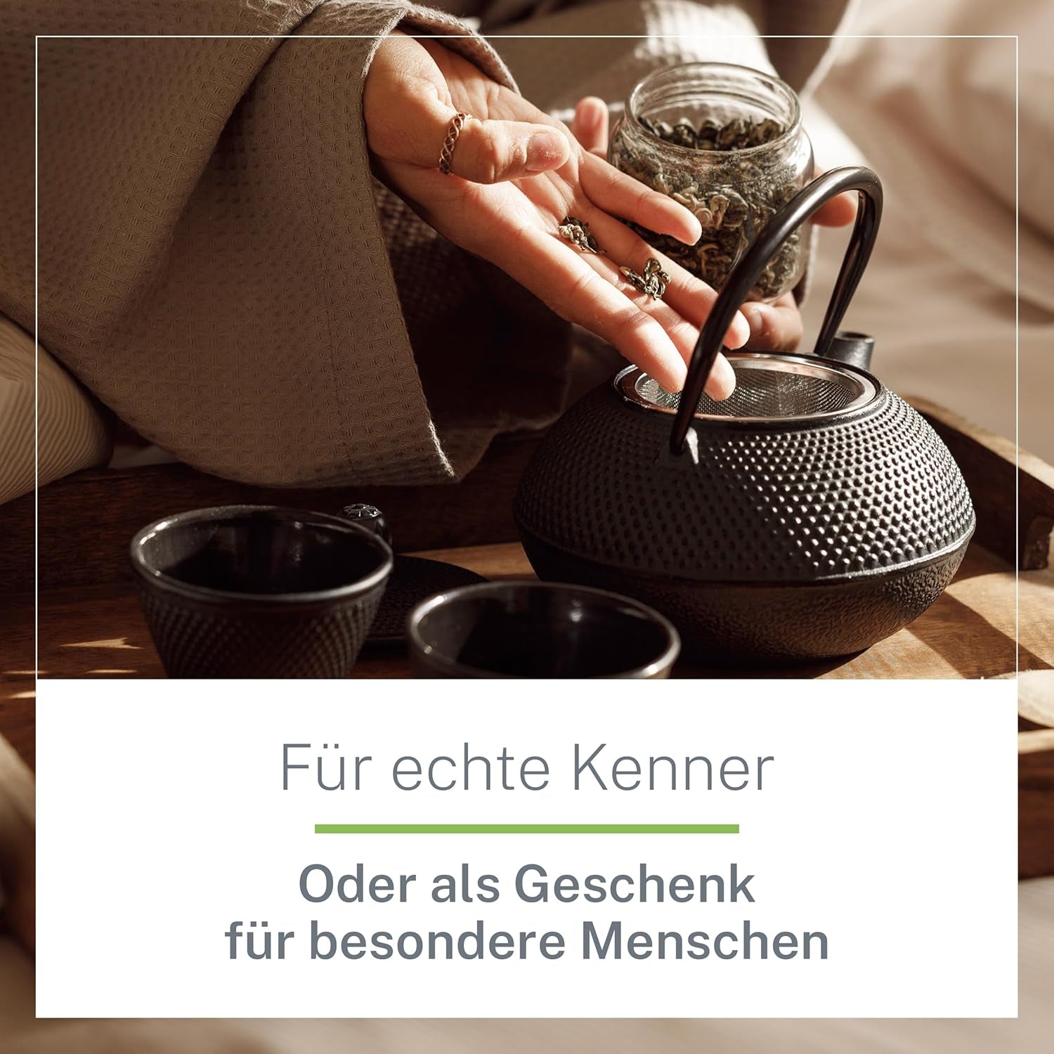 Ceai verde organic Pinhead Gunpowder vrac 1 kg – Ceai verde de înaltă calitate, organic, din China – Gust ușor afumat – Pentru gurmanzi și cunoscători de ceai – Mycupoftea