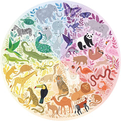 Ravensburger Puzzle 17172 Circle of colors - Animals 500 pieces Puzzle Naty Shop