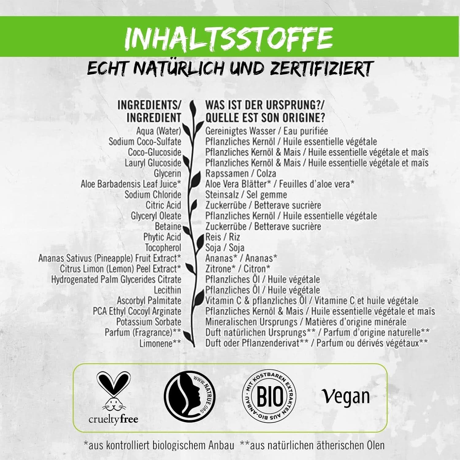 SANTE Natural Cosmetics Refreshing shower gel with citrus fragrance, 950 ml Shower and bath Naty Shop