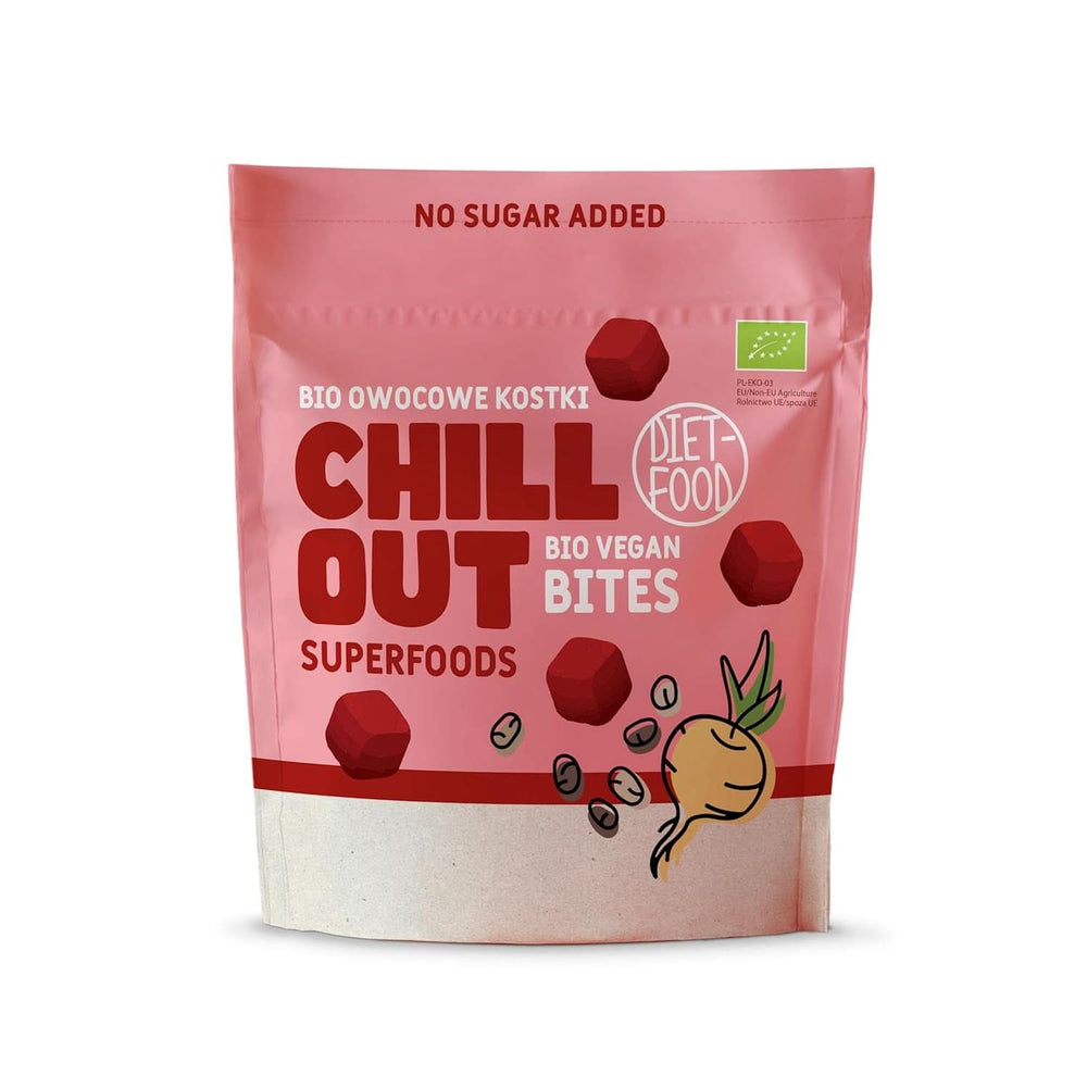 Organic fruit cubes, 100% fruit, 120 grams Dehydrated products Naty Shop Chill Out