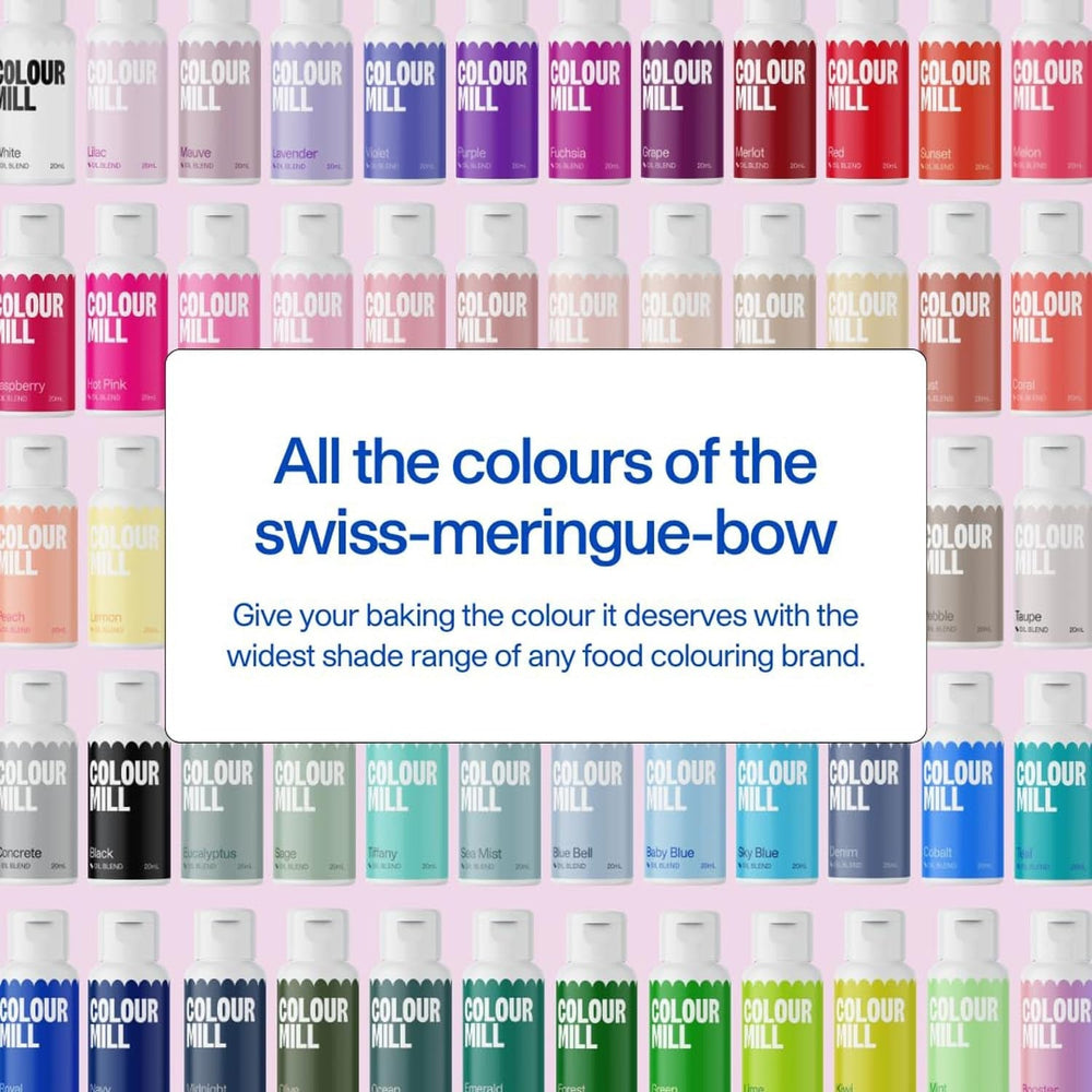 Colorant alimentar pe bază de ulei de portocale Colour Mill - Colorant alimentar pentru ciocolată, fondant, brioșe, prăjituri, copt, macaroane - Colorant alimentar pentru decorarea torturilor - 100 ml