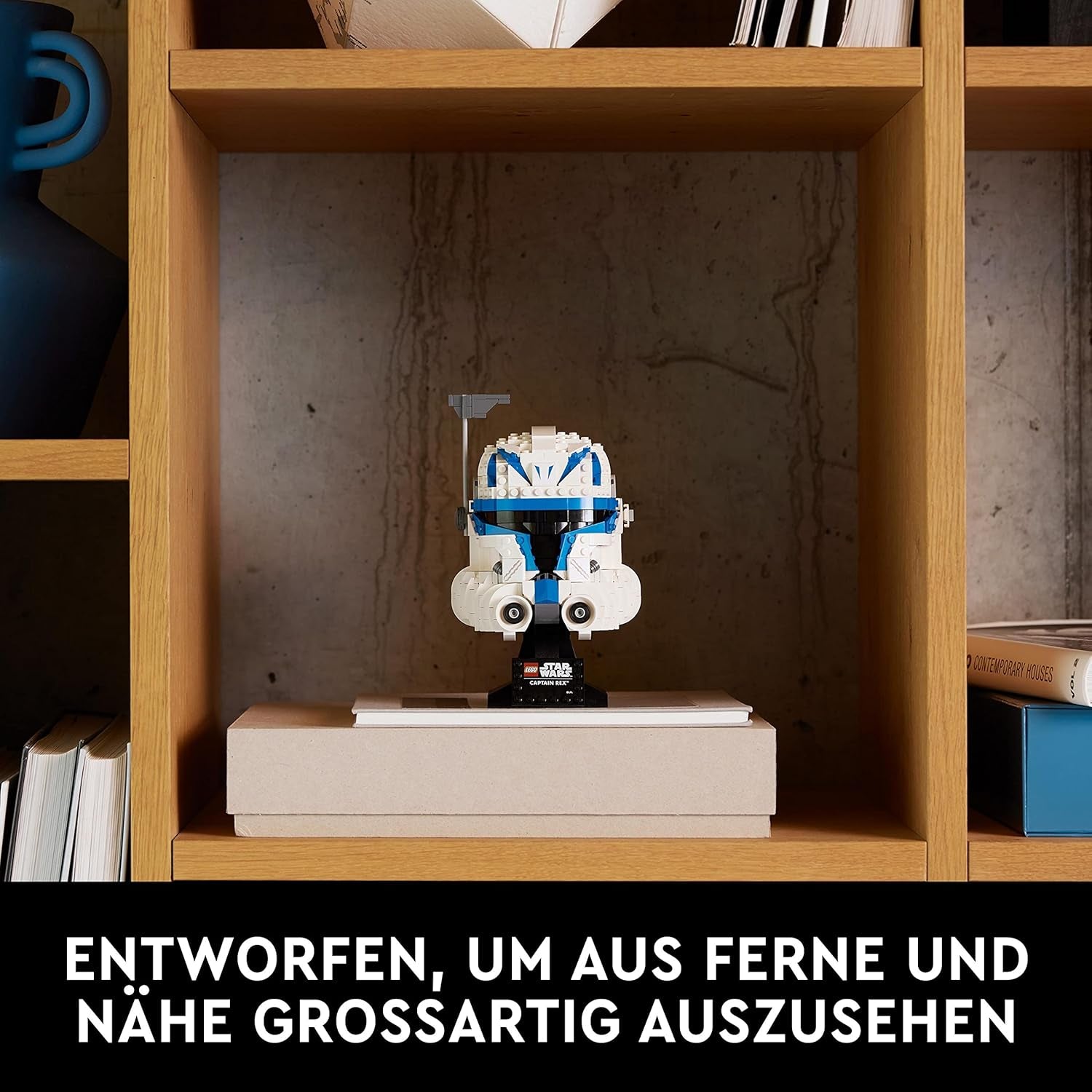 LEGO 75349 Star Wars Captain Rex Helmet Set Clone Wars Collectible Model 2023 Series Souvenir Piece and Gift Idea Building Sets Besuche den LEGO-Store