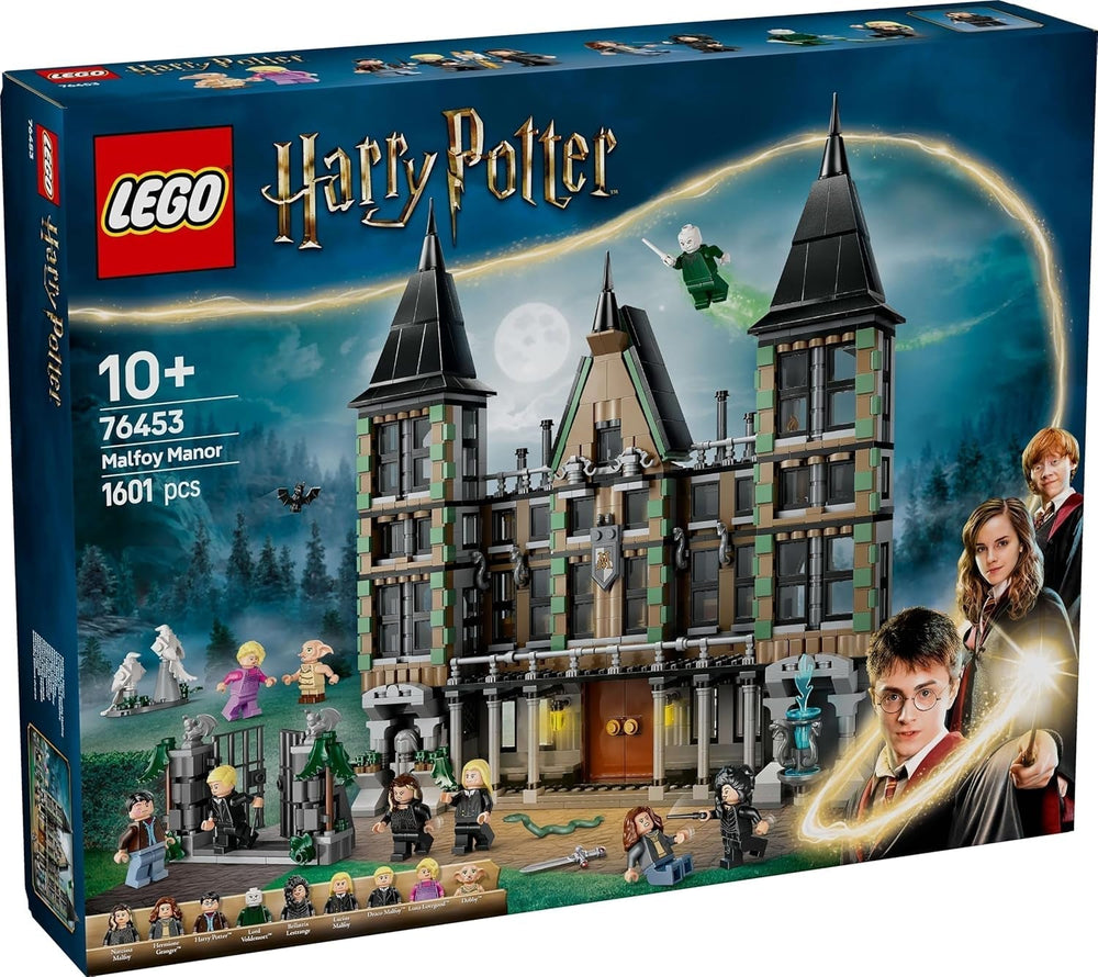 LEGO Harry Potter Malfoy Family Country Estate, fantastic toy to collect and display, gift for boys, girls and fans of the wizarding world, gift idea with 9 minifigures 76453 Building sets Besuche den LEGO-Store