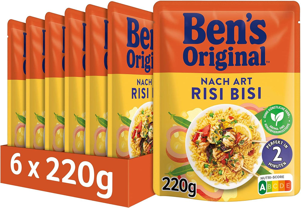 BEN'S ORIGINAL™ Mexican express rice 6 x 220g