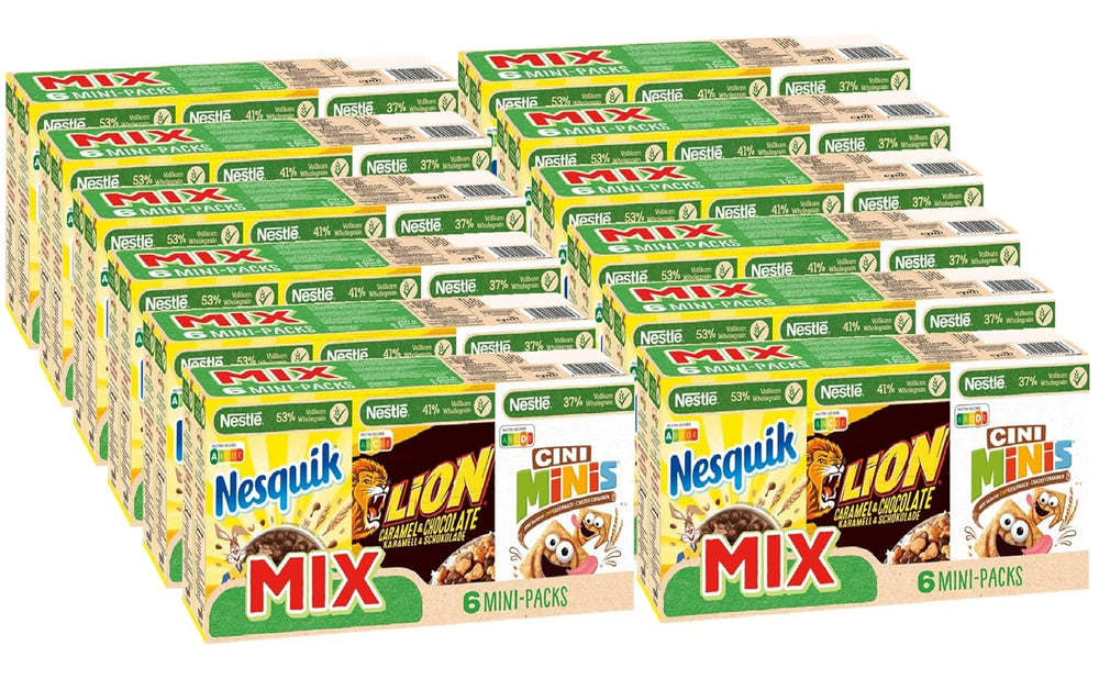Nestlé Mix cereal mini packets, 6 pieces, 1 packet (1x200g to 4x30g, 2x40g)