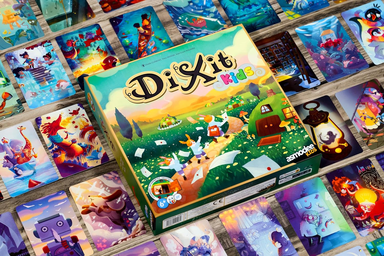 Asmodee Kids - Dixit Kids, board game for imagination and fantasy for children and the whole family, illustrated playing cards, 3-6 players, ages 6+, 25 min, Italian edition