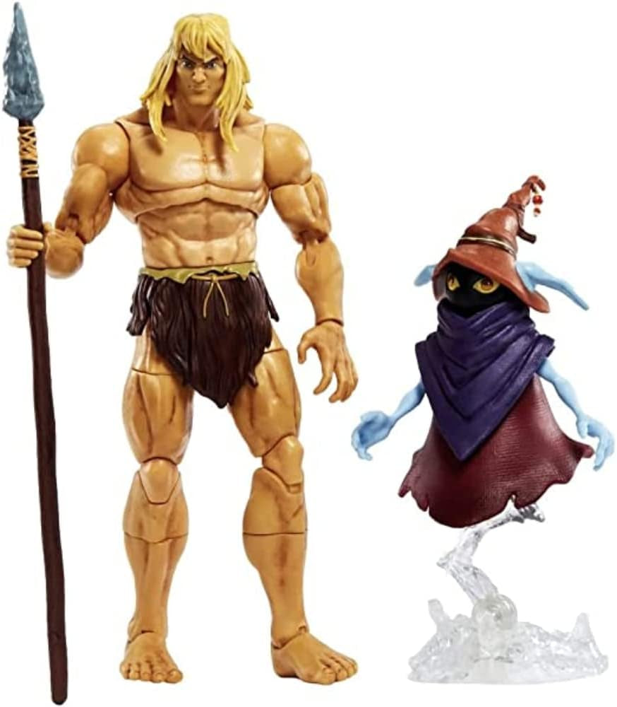 Masters of the Universe HDR45 - Colecția Masterverse, Battle Amour He-Man, aprox. 18 cm înălțime Figurine de acțiune MOTU pentru joacă și colecționare, cadou pentru copii cu vârsta de peste 6 ani Action figures Naty Shop He-Man Deluxe