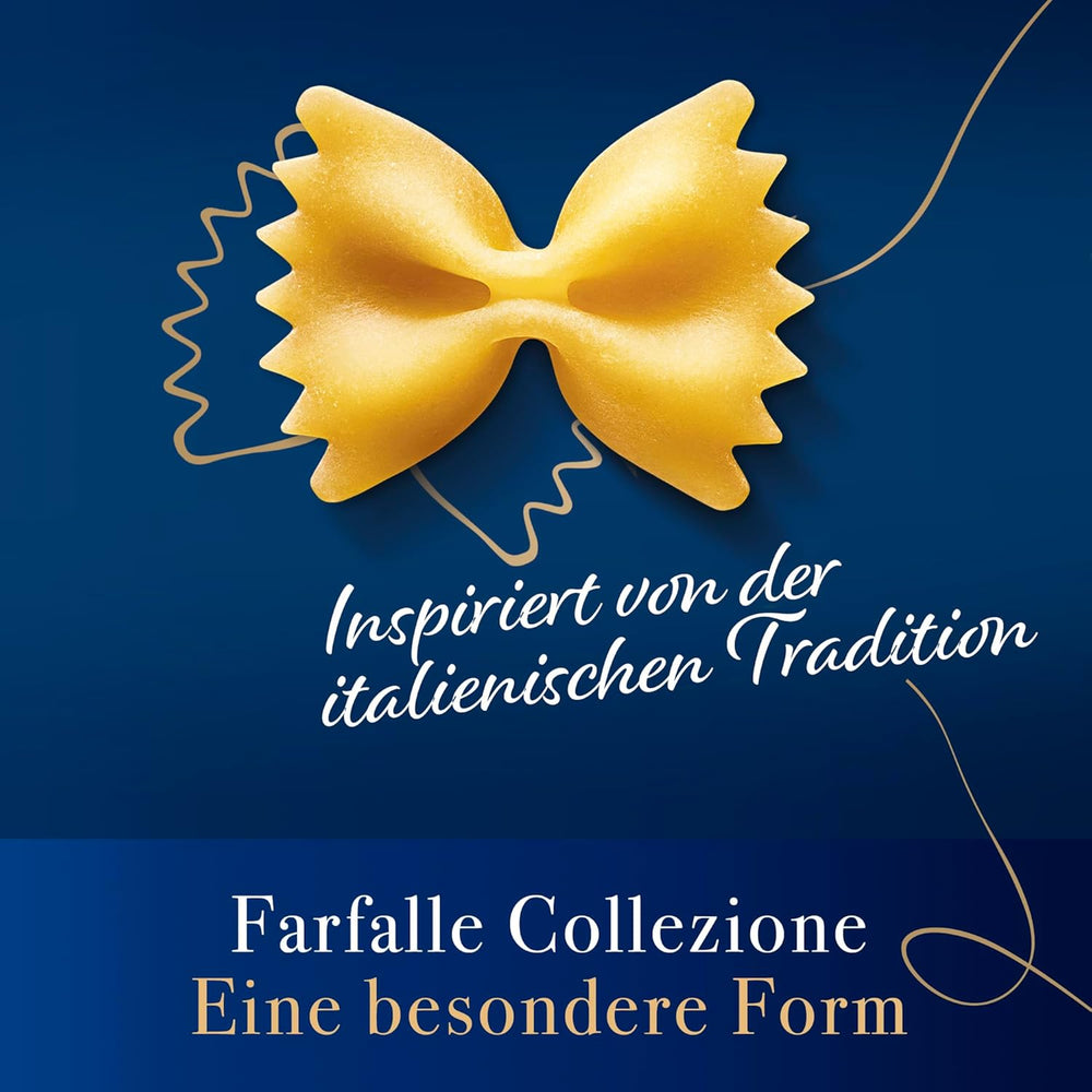 Barilla Collezione Farfalle Pasta made from high quality durum wheat, always al dente, (1 x 500g)
