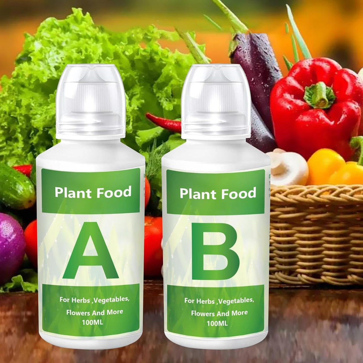 2pcs Hydroponic Plant Fertilizer, Hydroponic Plant Nutrients, Hydroponic Fertilizer, Hydroponic Plant Nutrient Solution, A & B Hydroponic System Fertilizers