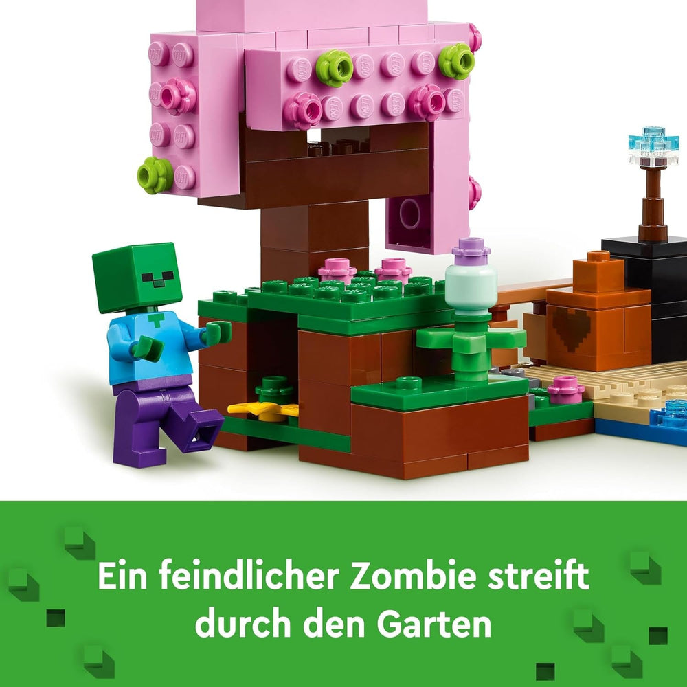 LEGO Minecraft Cherry Blossom Orchard Toy Garden to Explore with Sunny, Sniffer, Zombie and Bees Gamer Gift for Boys and Girls 8 Years Old 21260 Building Sets Beuche den LEGO-Store