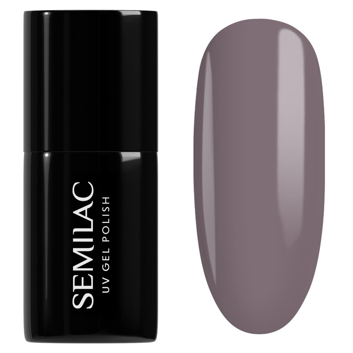 Semilac UV Nail Polish 029 Espresso 7ml Black White Collection
