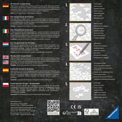 Ravensburger EXIT Puzzle - The Ghostly Manor House - 6X 99-piece jigsaw puzzle for puzzle-loving adults and children aged 10 and up Puzzle Naty Shop