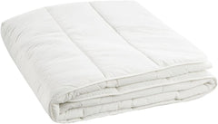 Prestige Italian Bedding Microfiber Summer Comforter, White, Double, 100% Duvets and Quilts Naty Shop Double