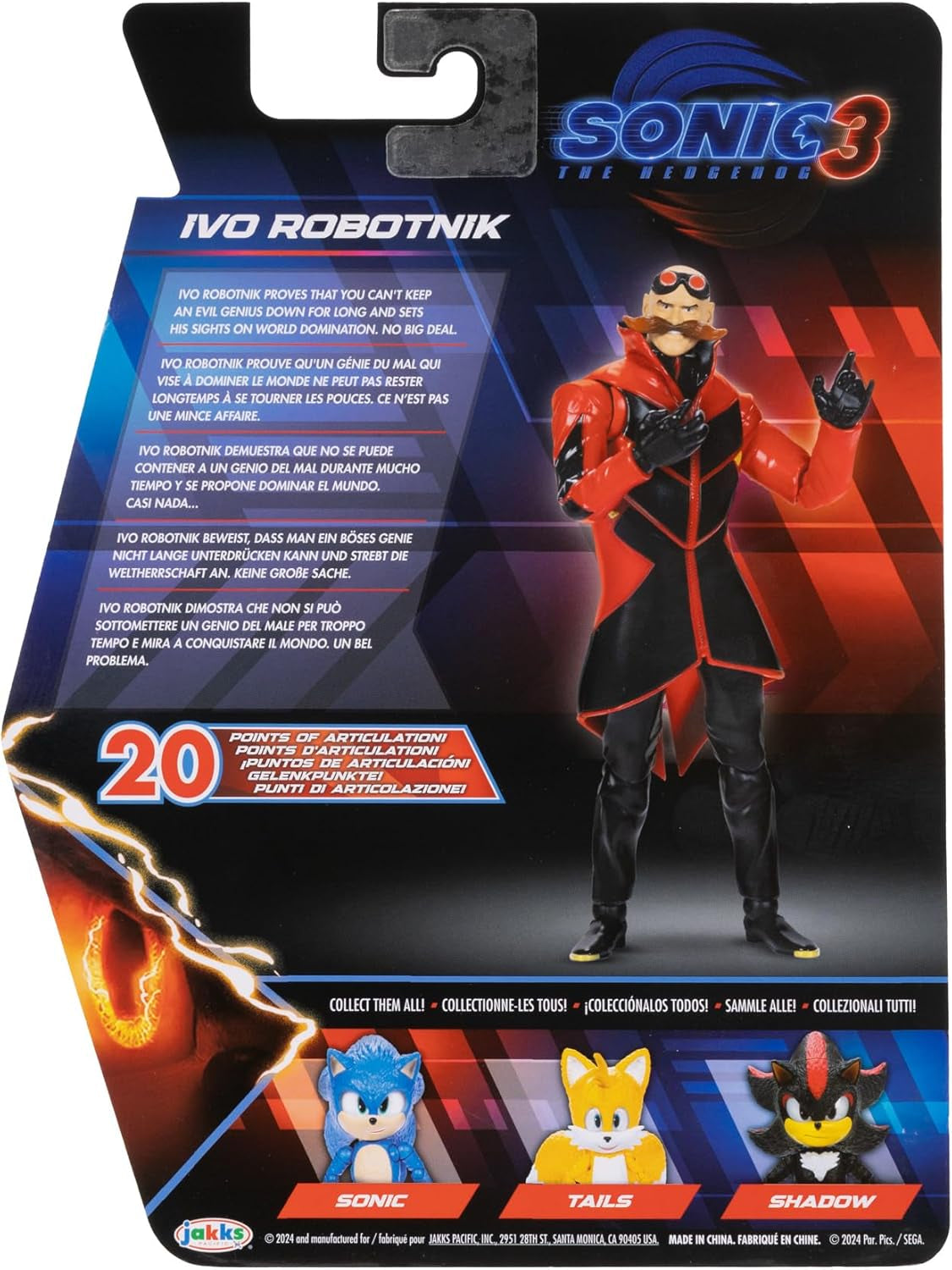 Sonic 3 Movie 12.7 Cm Action Figures New Character Action figures Naty Shop